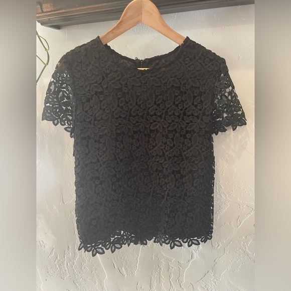 New Catherine Malandrino lace top size M - Picture 6 of 7